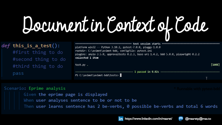 Document in Context of Code