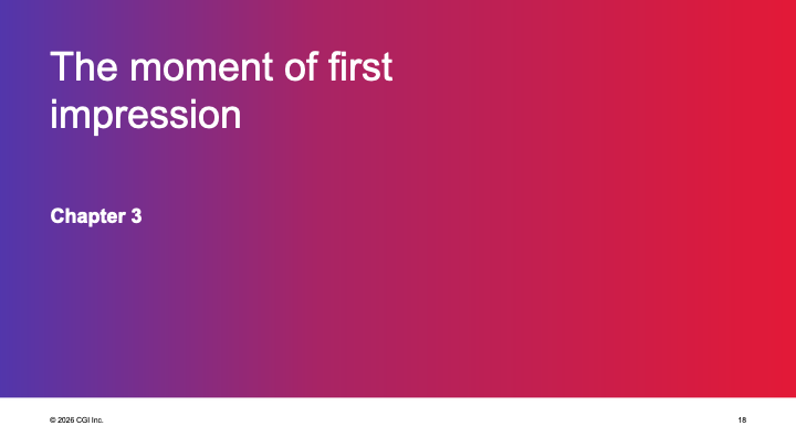 The Moment of First Impression