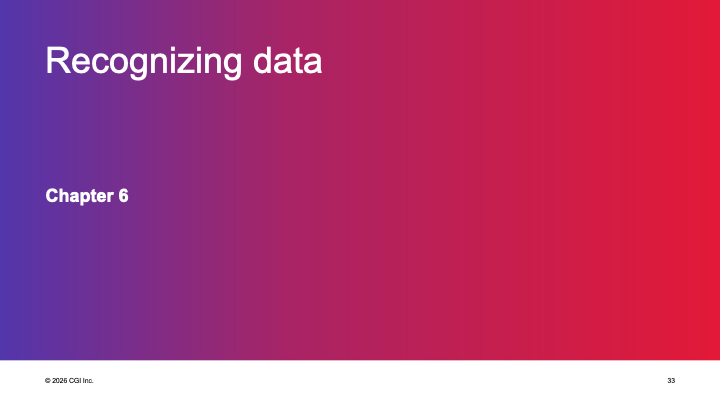 Recognizing Data