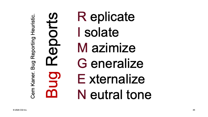 Bug Reports