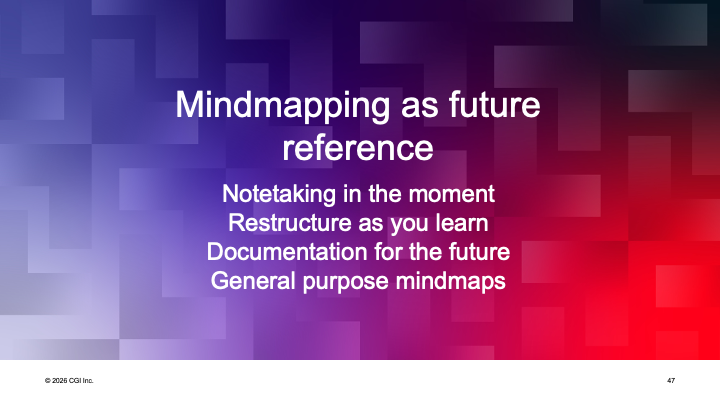 Mindmapping as Future Reference