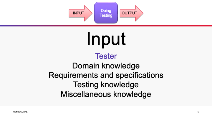 Input of Exploratory Testing