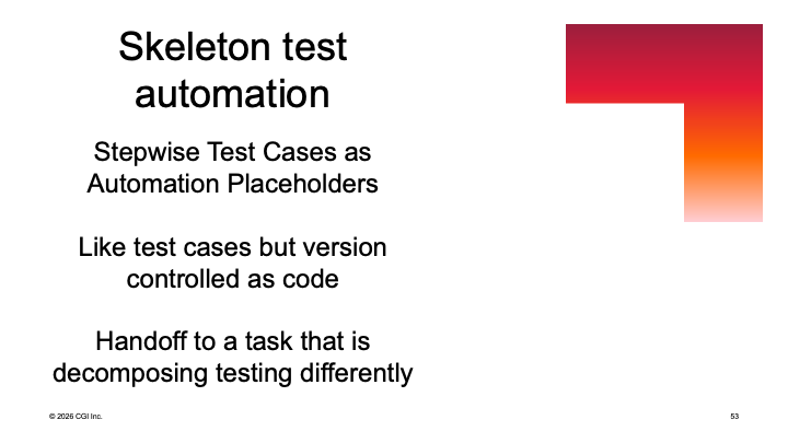 Skeleton Test Automation