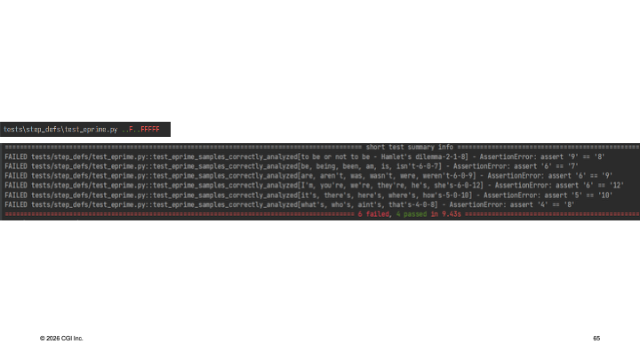BDD with failure