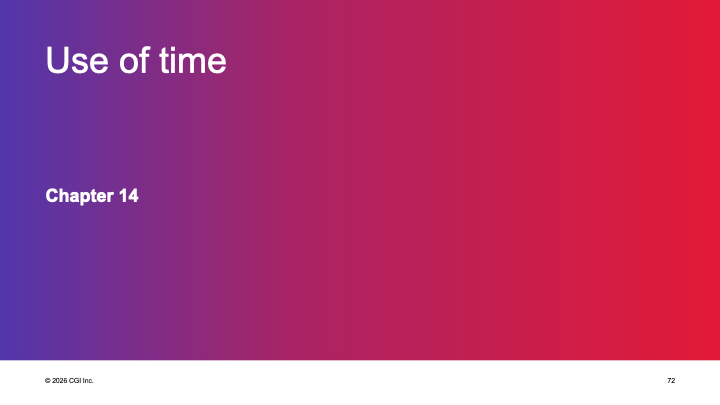 Use of Time